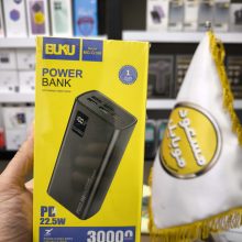 پاوربانک 30000 میلی آمپر PD و فست شارژ 22.5 وات برند BUKU مدل MG-G106