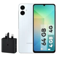 گوشی موبایل سامسونگ Galaxy A06 دو سیم 64 گیگابایت و رم 4 – به همراه شارژر 25 وات سامسونگ